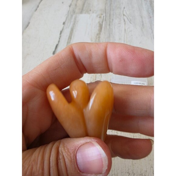 Kalifano carnelian vitality Angel cherub statue rock crystal figurine - Picture 6 of 7